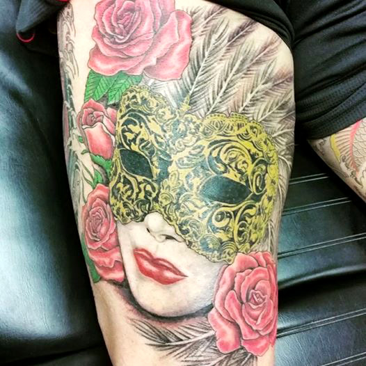 Kev's Gallery Electric Rose Tattoo